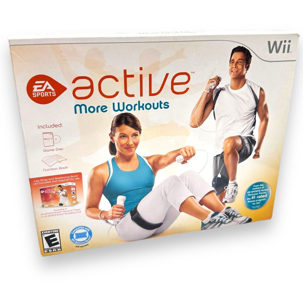 Nintendo Wii EA Sports Active: More Workouts Expansion NEW SEALED GAME Exercise